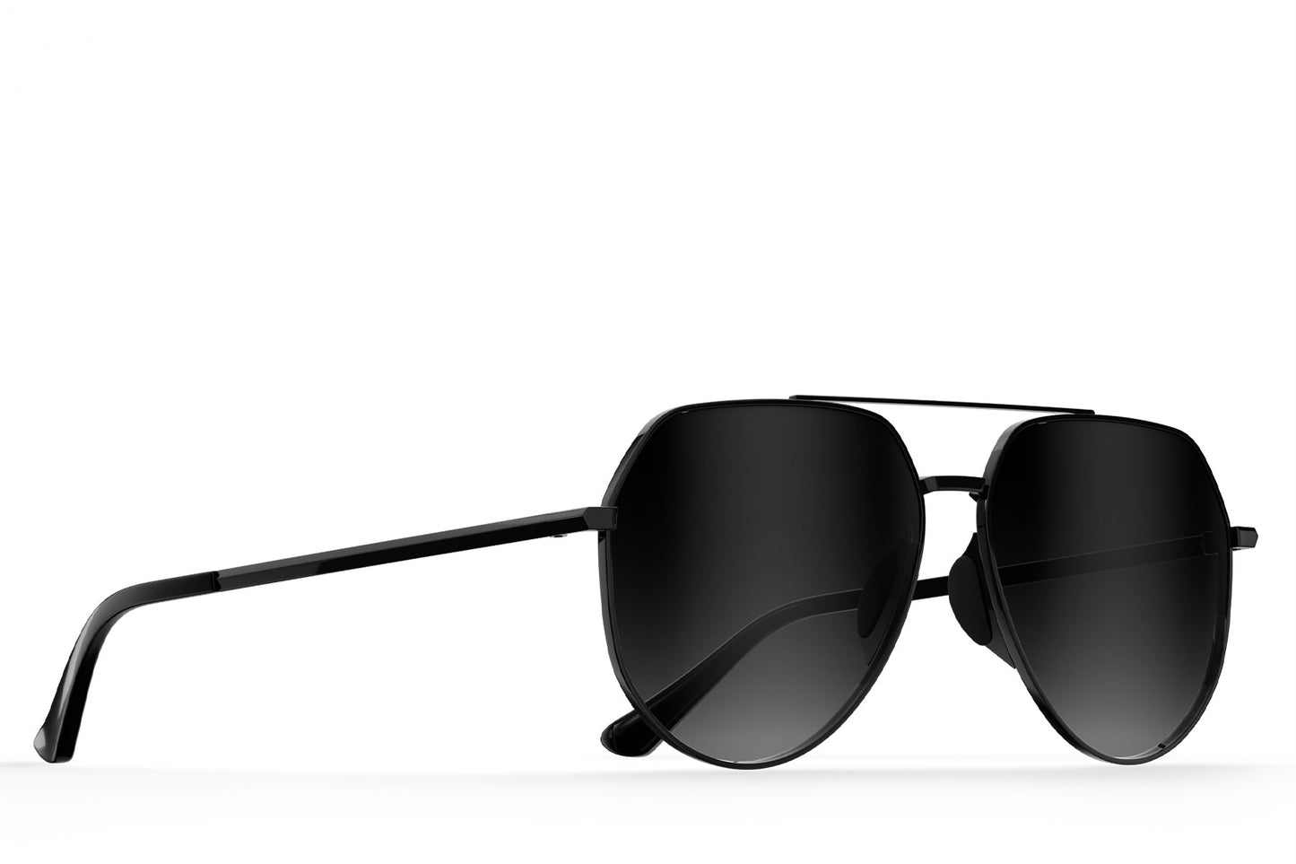 Tangle Free Aviator Hex - Black Fade Polarized