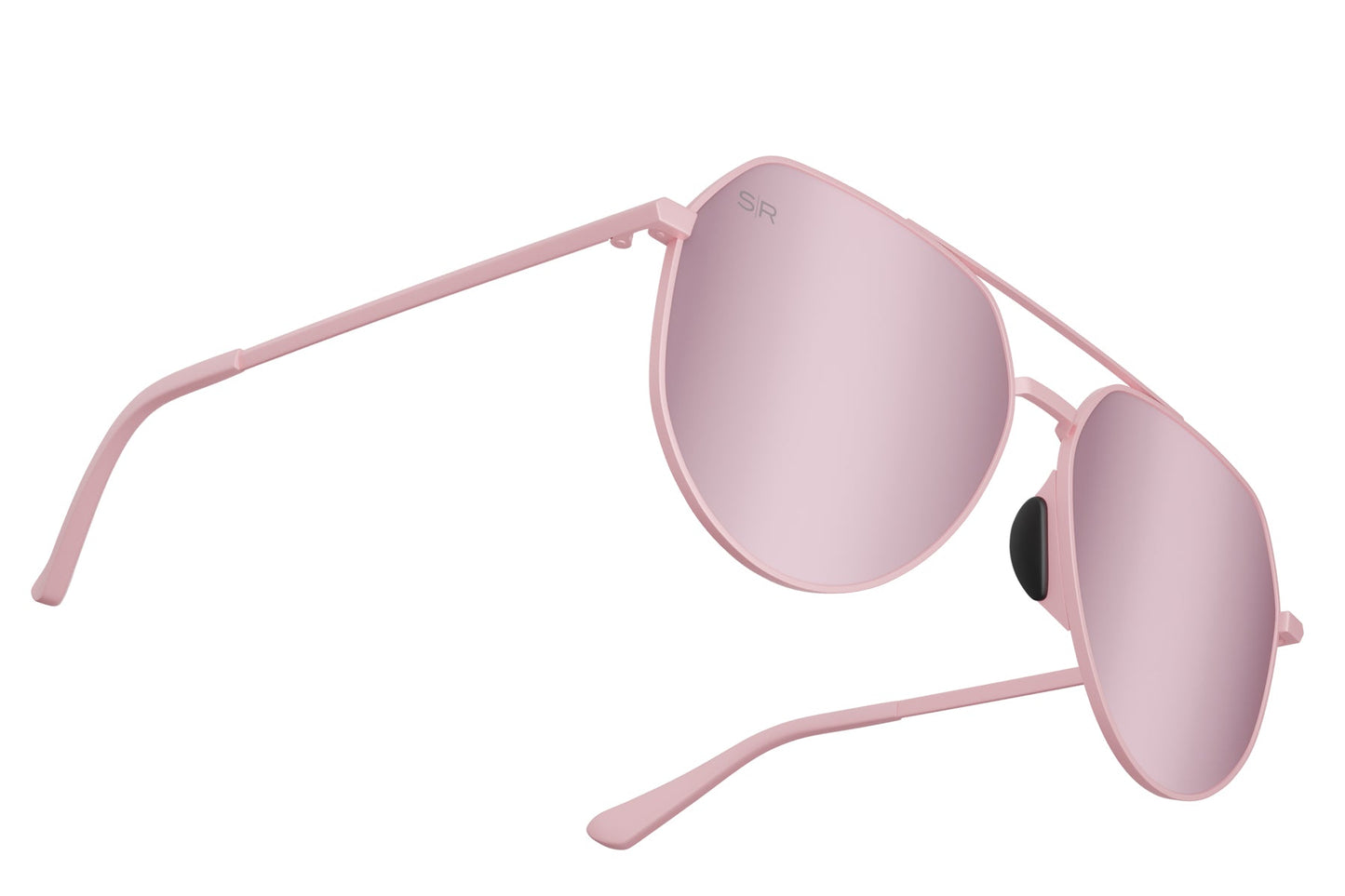Tangle Free Aviator Hex - Rose Polarized