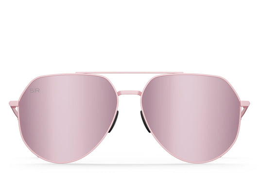 Tangle Free Aviator Hex - Rose Polarized